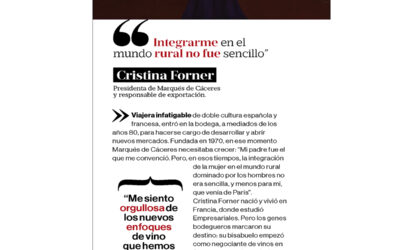 Mujer Hoy: Entrevista Cristina Forner