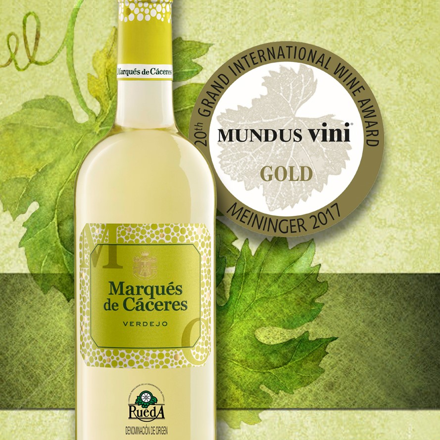 Mundus Vini 2017. Gold medal Verdejo 2016