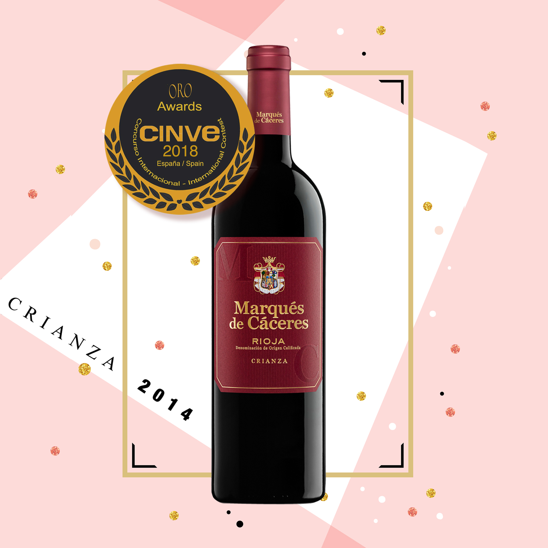 CINVE 2018. Gold Medal- Crianza 2014