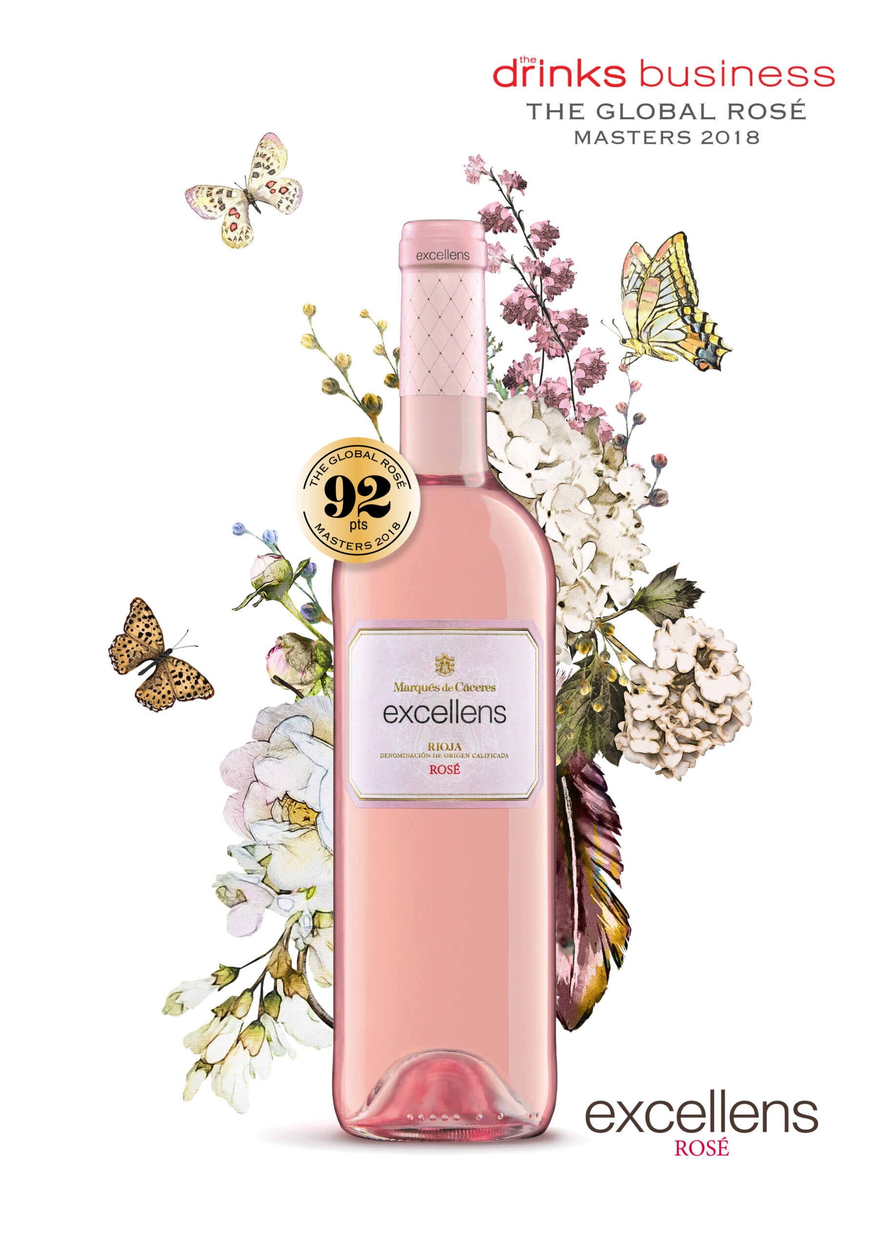 The Drink Business. The global Rosé Masters. Excellens Rosé 92 points