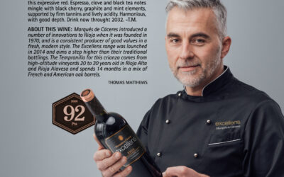 92 Points Wine Spectator Excellens Special Cuvée  2016