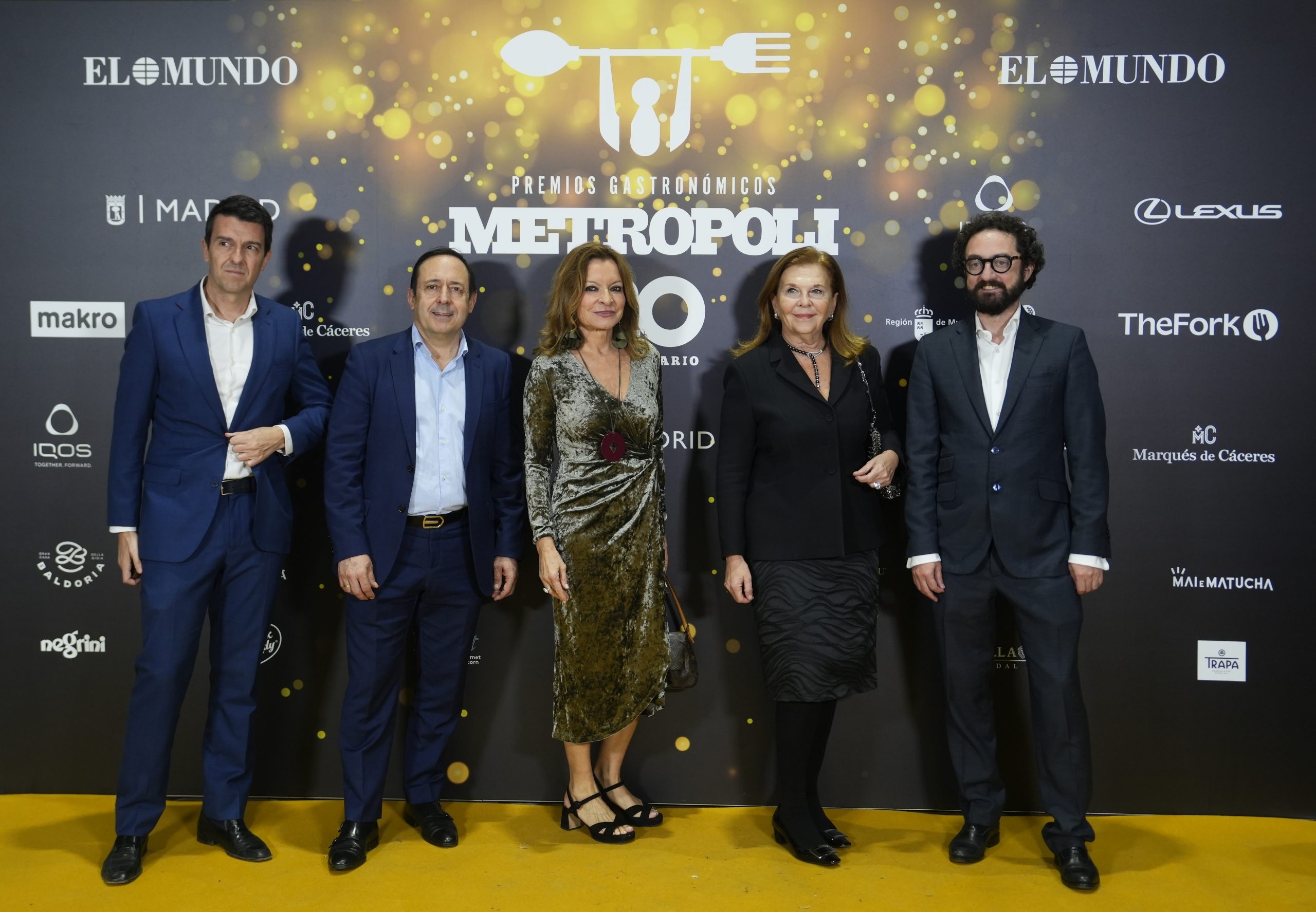 Marqués de Cáceres en los Premios Gastonómicos Metrópoli