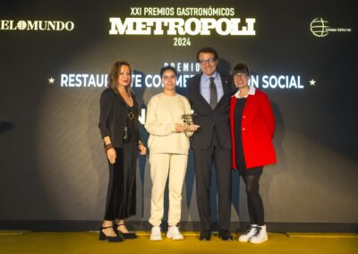 XXI Premios Gastronomicos Metropoli, celebrados en el Palacio de Cristal del Matadero